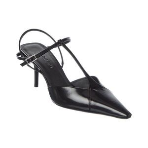 Max Mara Leather Pump, Black